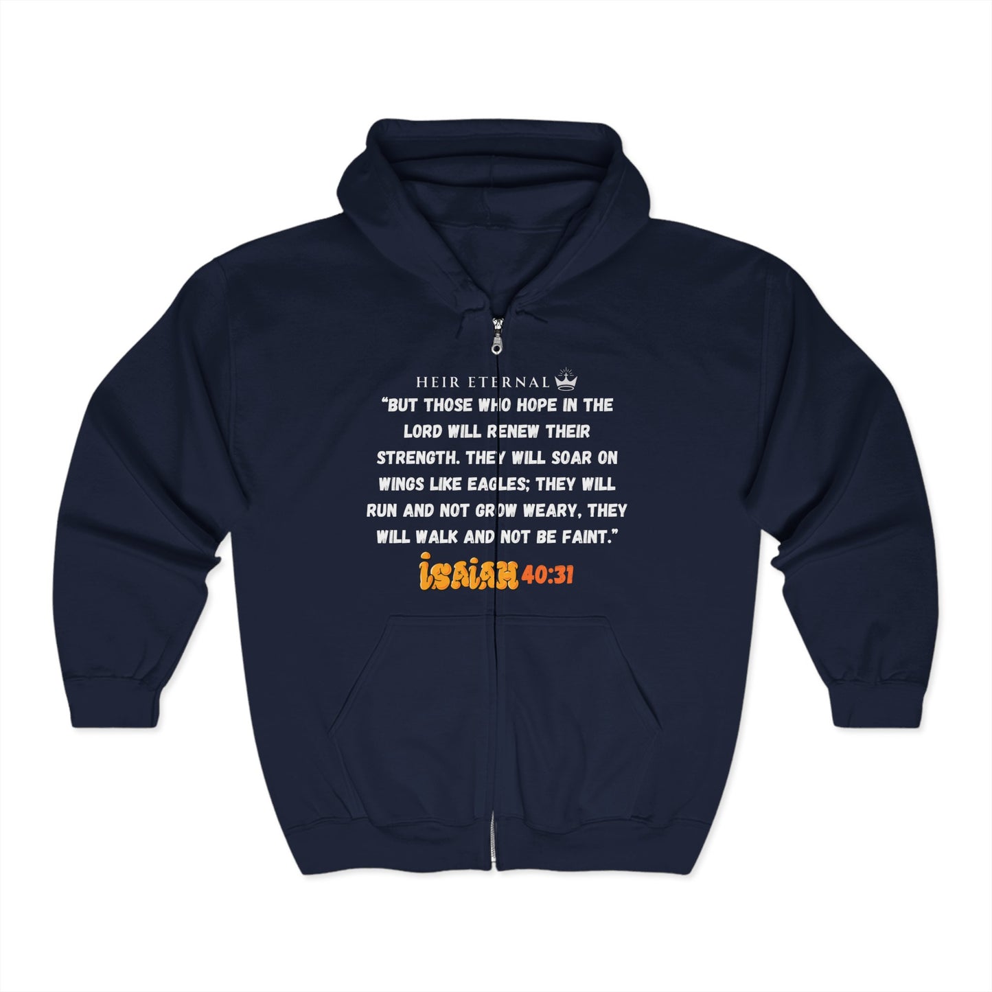 "Soaring in Faith" – God Got My Back Zip Hoodie