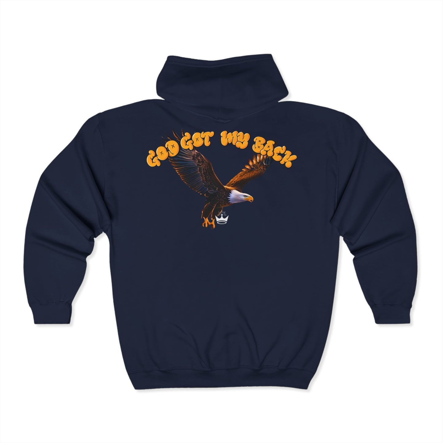 "Soaring in Faith" – God Got My Back Zip Hoodie