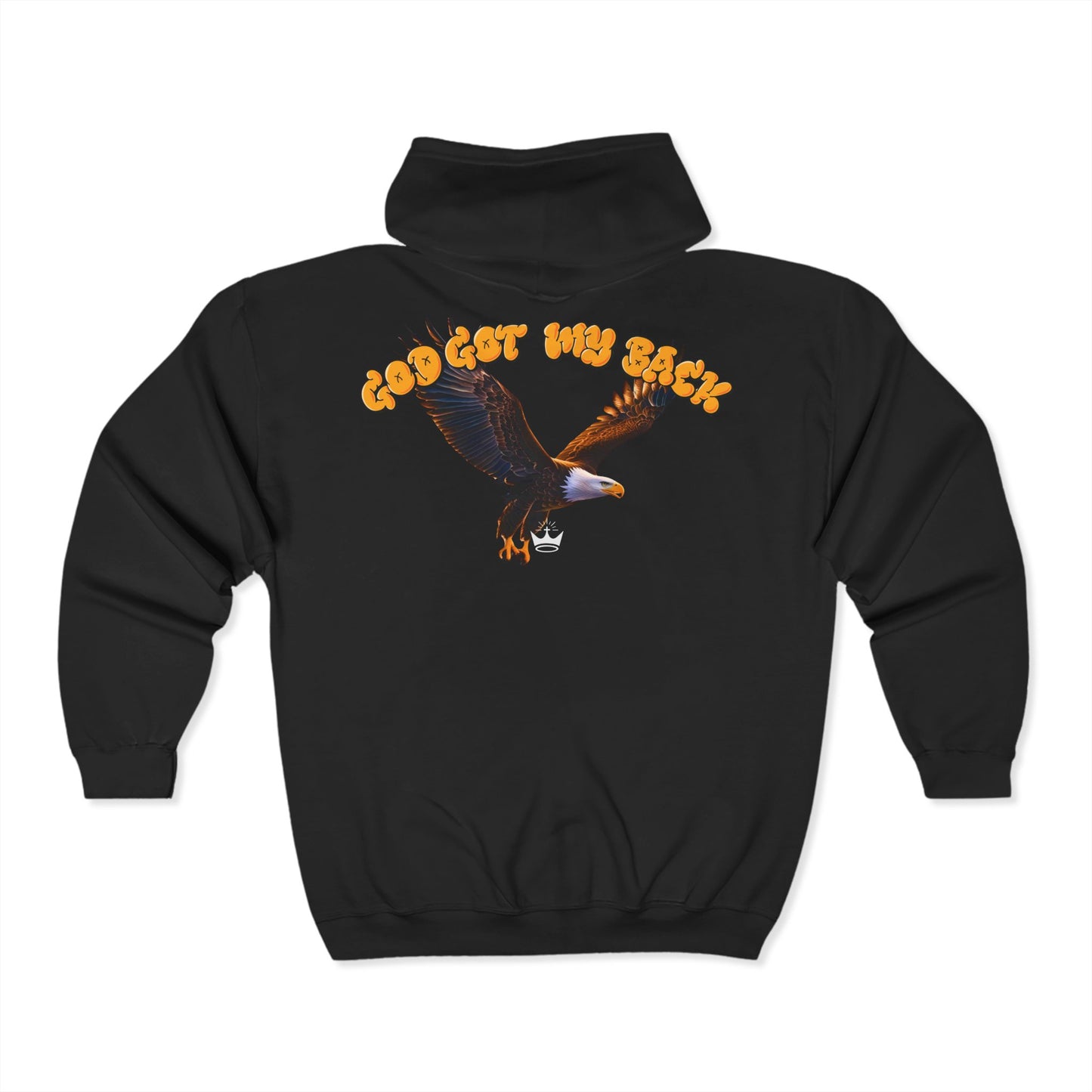 "Soaring in Faith" – God Got My Back Zip Hoodie