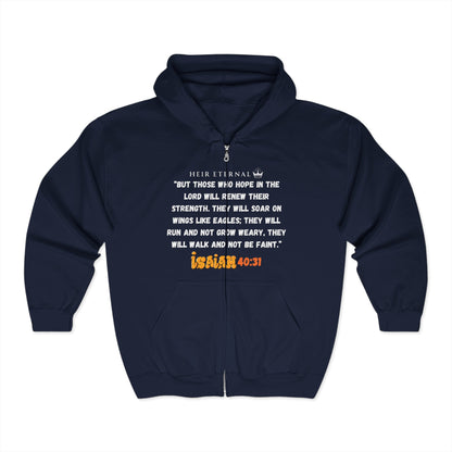 "Soaring in Faith" – God Got My Back Zip Hoodie