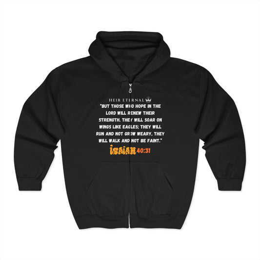 "Soaring in Faith" – God Got My Back Zip Hoodie